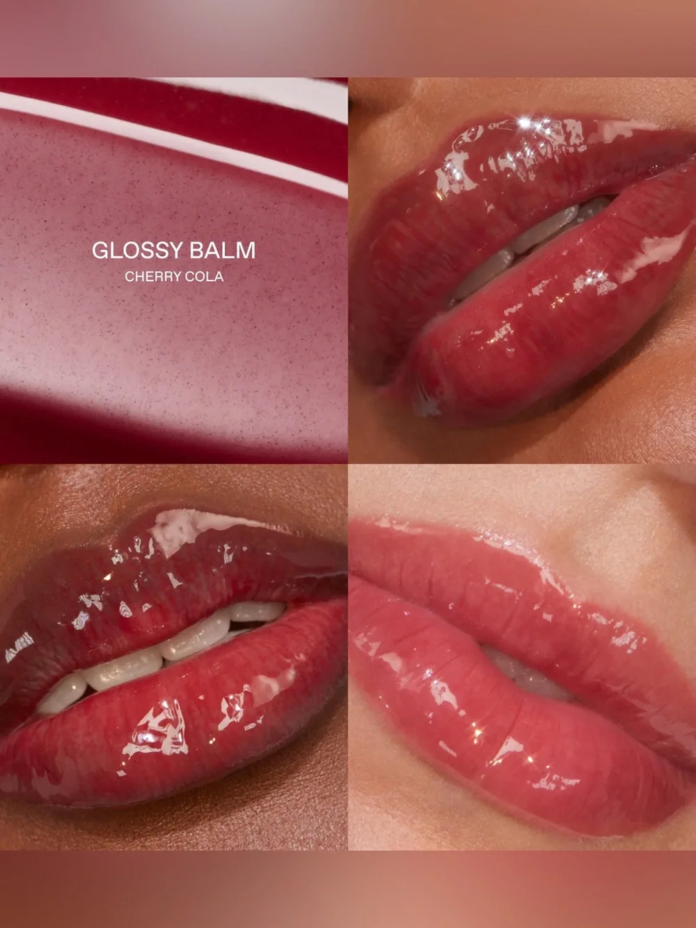 Essential Drip Glossy Balm – shade Cherry Cola